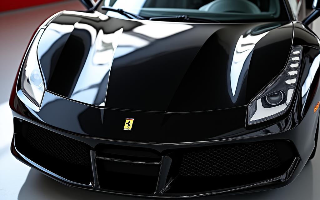 Ferrari 488 with pristine, swirl-free paint (after correction)